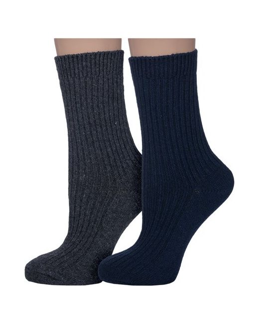 Hobby Line Комплект из 2 пар женских теплых носков 6199-03 микс 6 размер 36-40