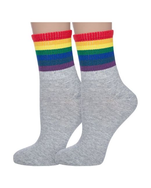 Hobby Line Комплект из 2 пар женских носков размер 36-40