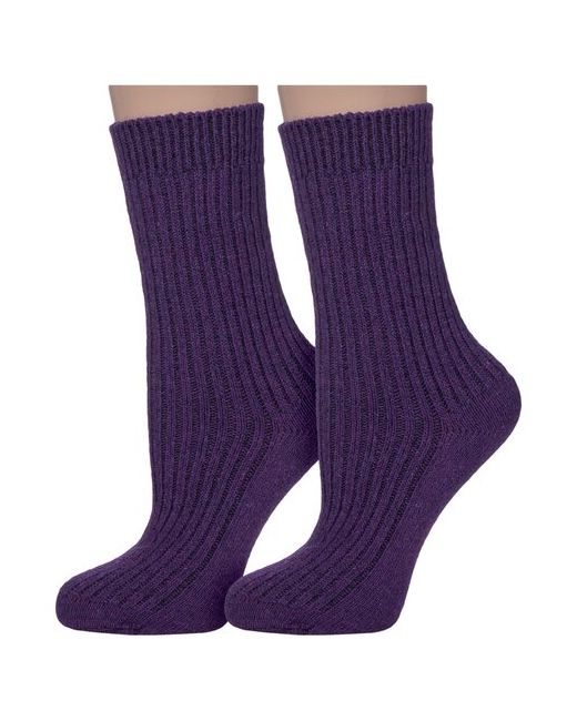 Hobby Line Комплект из 2 пар женских теплых носков 6199-03 размер 36-40