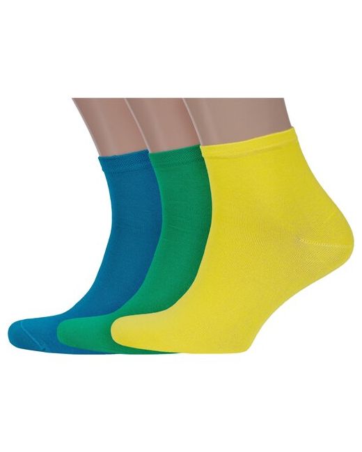 RuSocks Комплект из 3 пар мужских носков Орудьевский трикотаж микс 16 размер 25-27 38-41