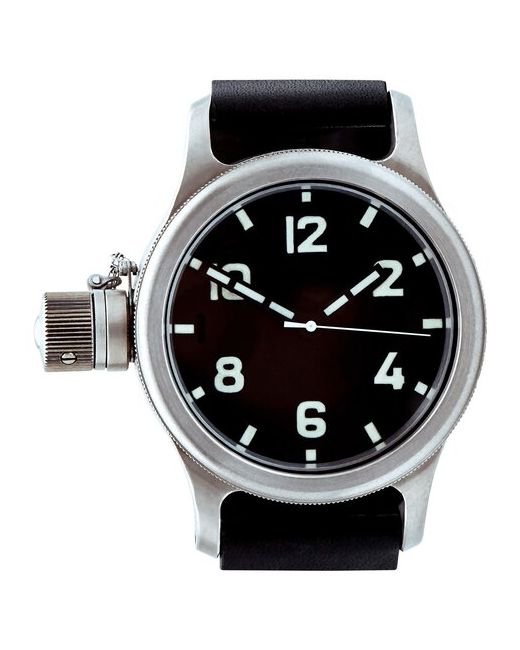 ZLATOUSTwatch наручные часы ZLATOUST 195ЧС-л водонепроницаемые сталь сапфир 46 мм