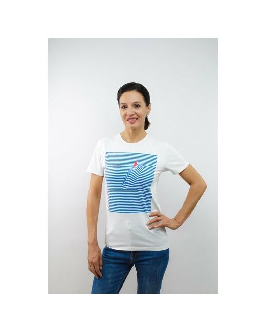 Gala Yachting Женская футболка с принтом в полоску 42