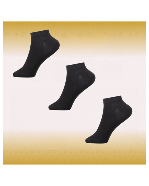 P2P Online хлопковые укороченные носочки спортивные футисы. Короткие носки. 3 пары