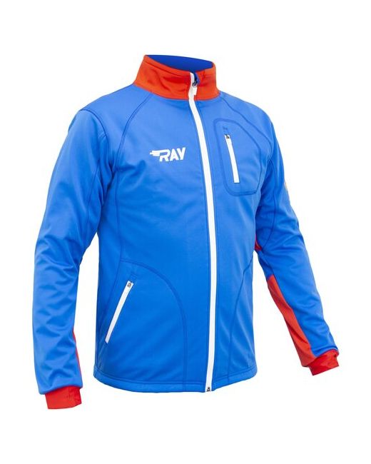 Ray Куртка разминочная спортивная STAR UNI лыжная куртка непродуваемая черный/черный красный шов софтшелл softshell