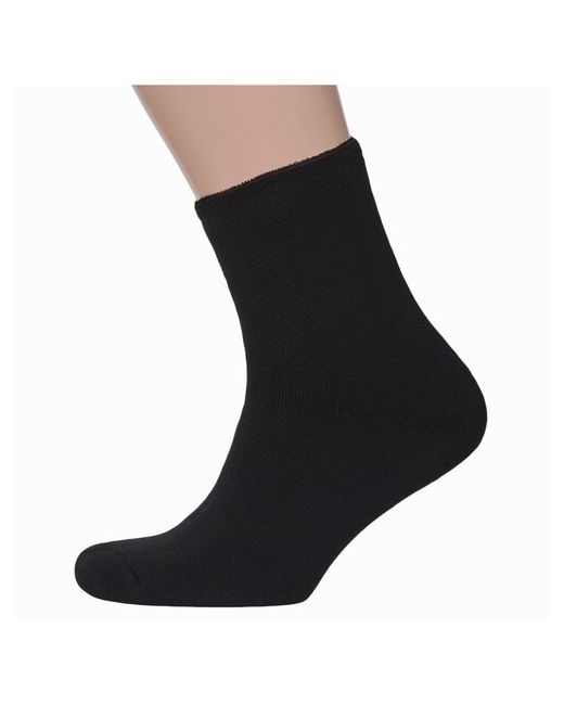 Хох махровые носки без резинки черные размер 25 41