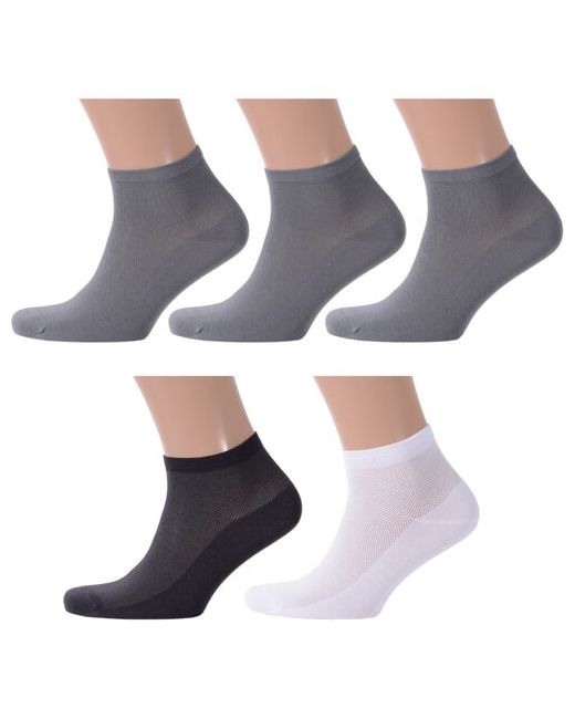 RuSocks Комплект из 5 пар мужских носков Орудьевский трикотаж микс 8 размер 25-27 38-41