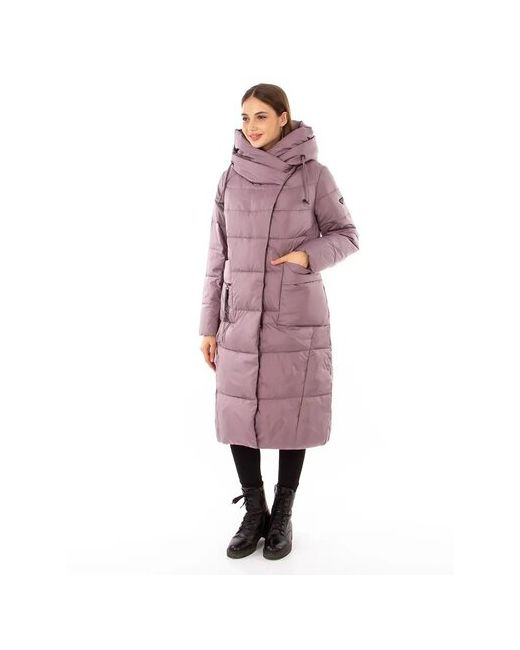 Lora Duvetti Зимняя куртка длинная с капюшоном размер 44