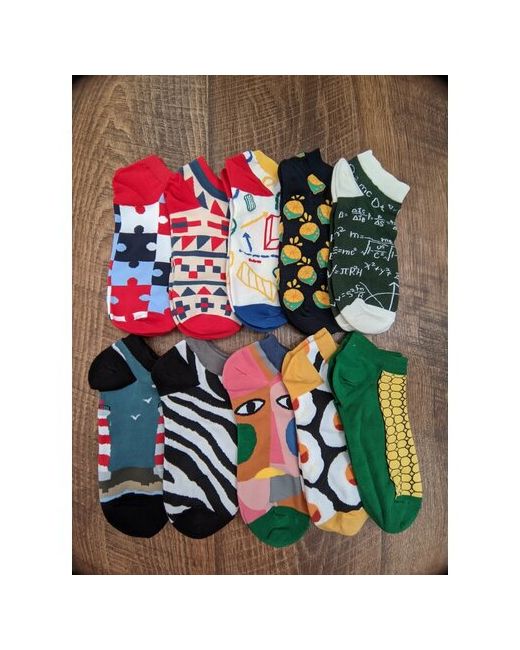 Black Velvet Набор мужских носков укороченные носки спортивные набор в подарок мужчине стильные разноцветные