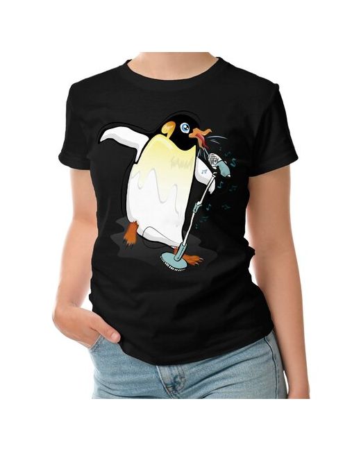 Roly футболка Пингвин вокалист M