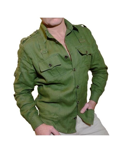 Safari Рубашка льняная модель 304размер L