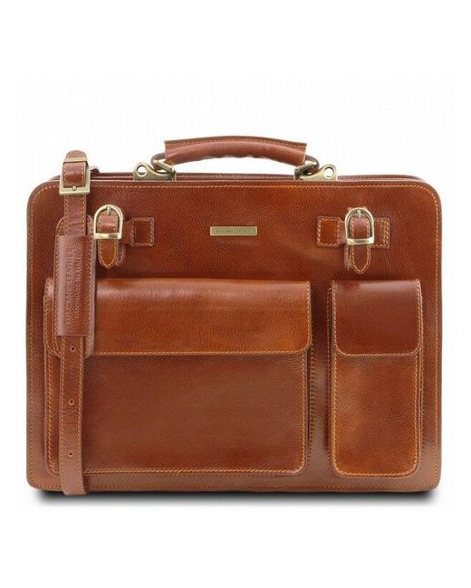 Tuscany Leather кожаный портфель VENEZIA мед TL141268