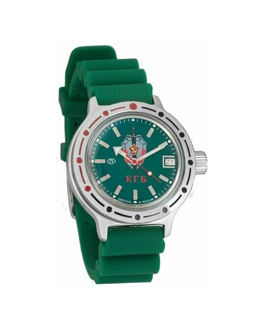 Восток наручные часы Амфибия 420945-resin-green полиуретан