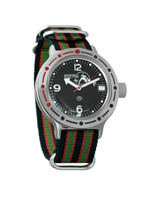 Восток наручные часы Амфибия 420634-multicolor нейлон мультиколор