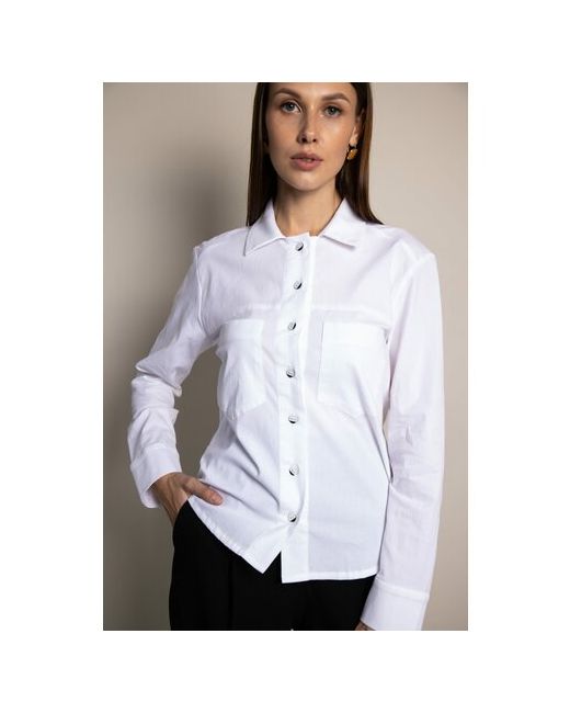 Liventini Рубашка классическая из хлопка с отделкой Выберите размер48