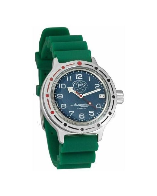 Восток наручные часы Амфибия 420866-resin-green полиуретан