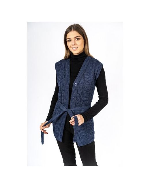 Anri Жилет knitwear Ж0208 с накладными карманами 54р