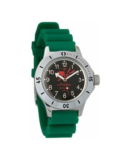 Восток наручные часы Амфибия 120657-resin-green полиуретан