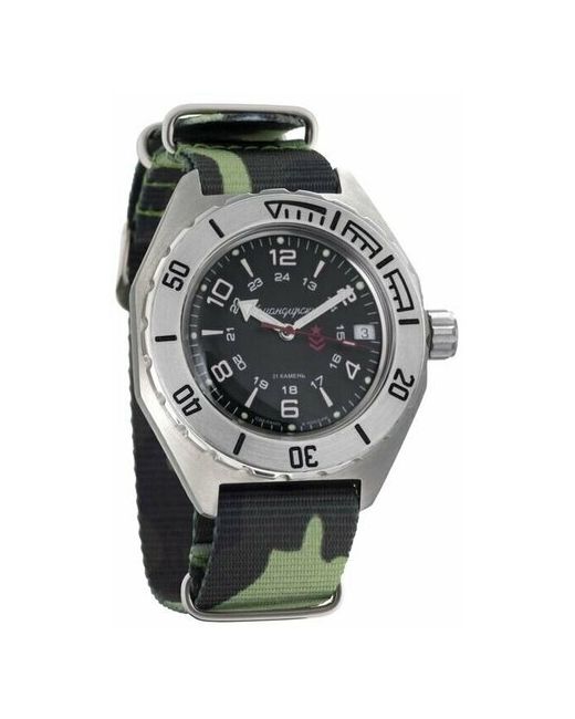 Восток наручные часы Командирские 650538-floragreen нейлон камо зеленая флора