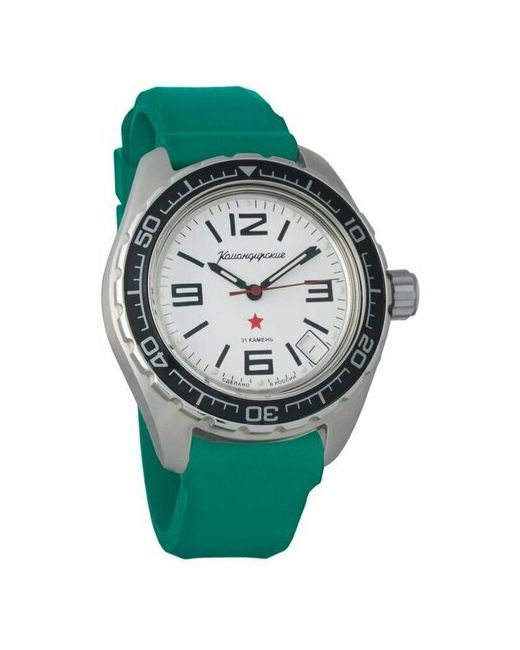 Восток наручные часы Командирские 020716-resin-green полиуретан