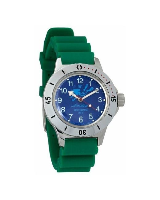 Восток наручные часы Амфибия 120656-resin-green полиуретан
