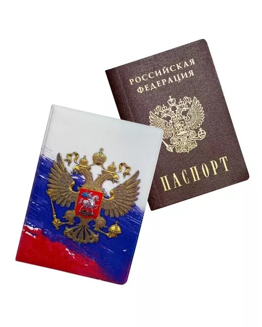 Keks Обложка чехол на паспорт Флаг России
