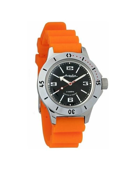 Восток наручные часы Амфибия 120509-resin-orange полиуретан