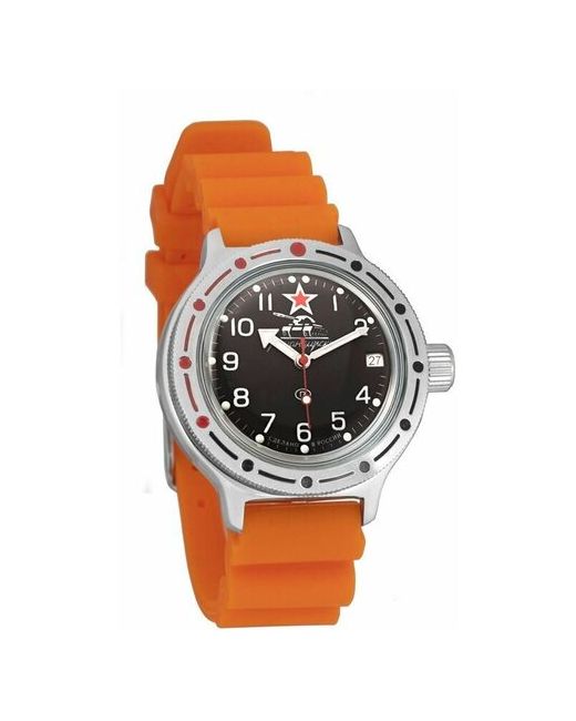 Восток наручные часы Амфибия 420306-resin-orange полиуретан