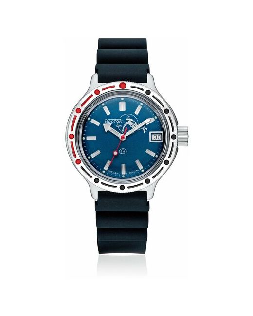 Восток наручные часы Амфибия 420059-resin-black полиуретан