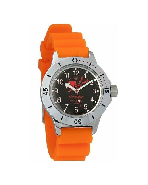 Восток наручные часы Амфибия 120657-resin-orange полиуретан