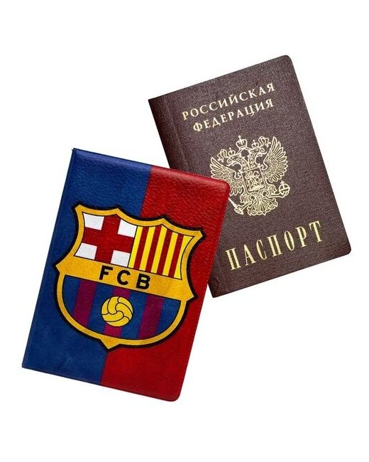 Keks Обложка чехол на паспорт ФК Барселона FC Barselona
