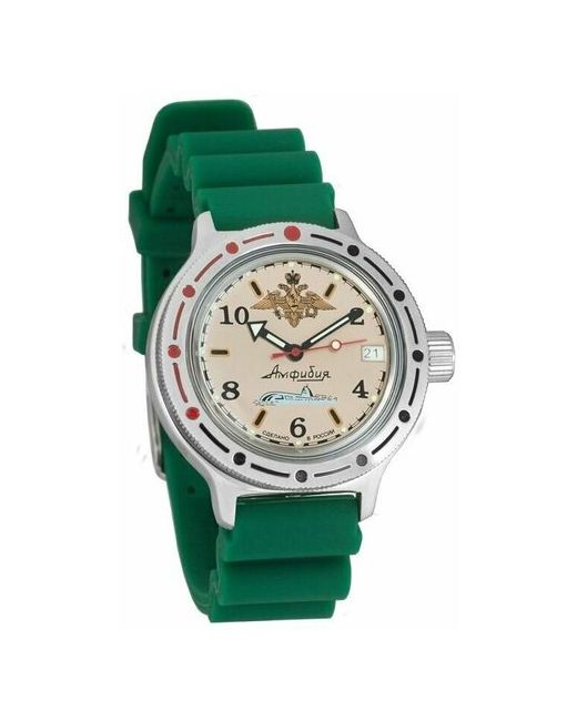 Восток наручные часы Амфибия 420392-resin-green полиуретан