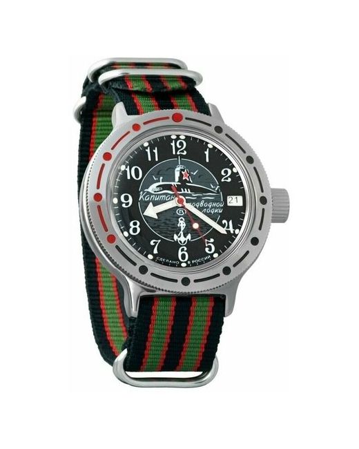 Восток наручные часы Амфибия 420831-multicolor нейлон мультиколор