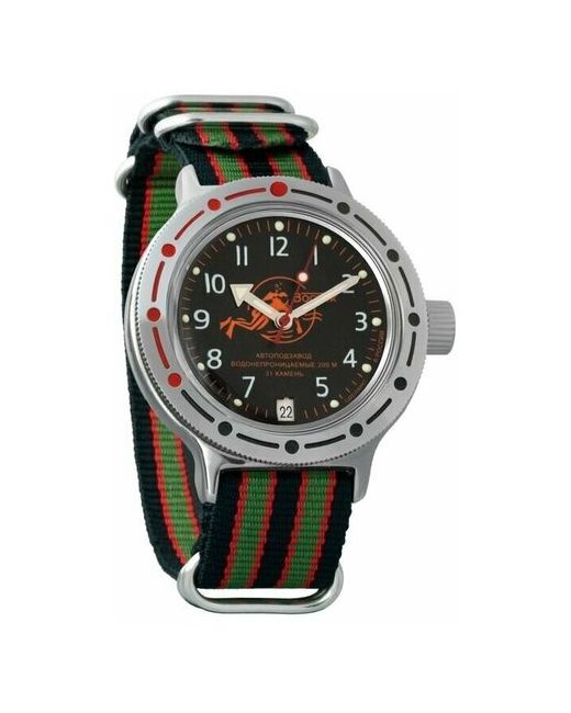 Восток наручные часы Амфибия 420380-multicolor нейлон мультиколор