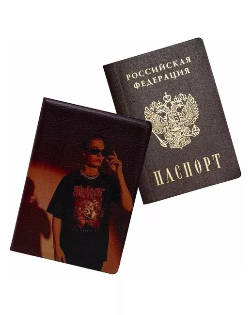 Keks Обложка-чехол для паспорта с рисунком Пуссикиллер