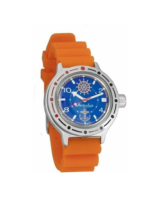 Восток наручные часы Амфибия 420374-resin-orange полиуретан