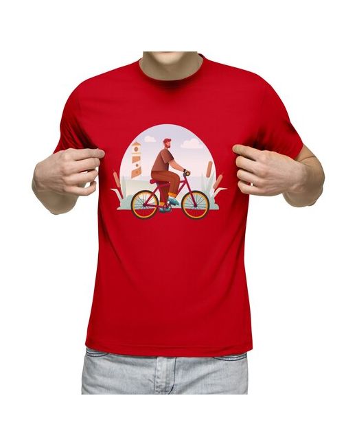 US Basic футболка Прогулка на велосипеде S