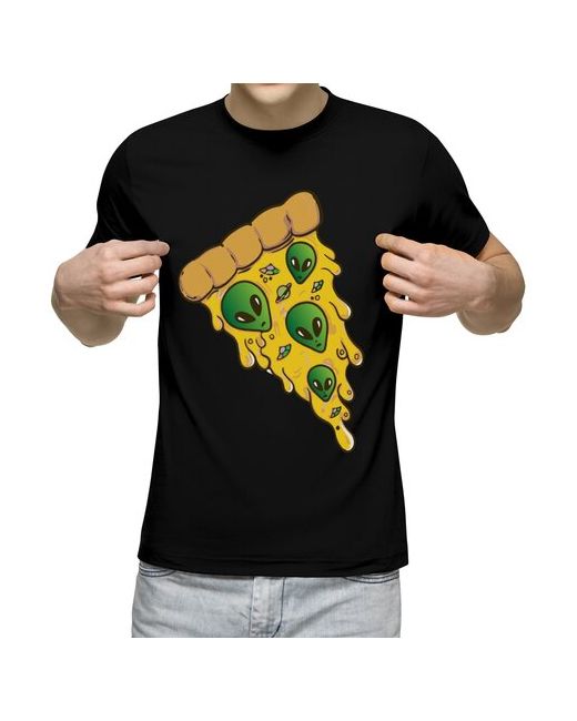 US Basic футболка Alien Pizza 2XL темно-