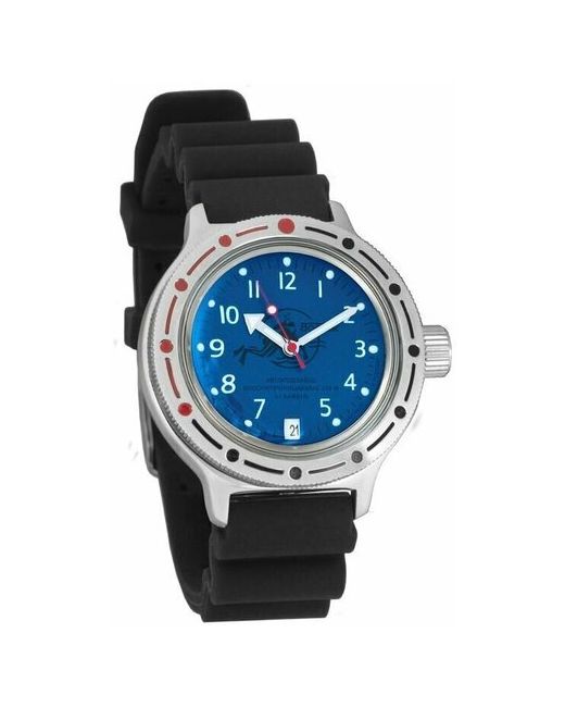 Восток наручные часы Амфибия 420379-resin-black полиуретан