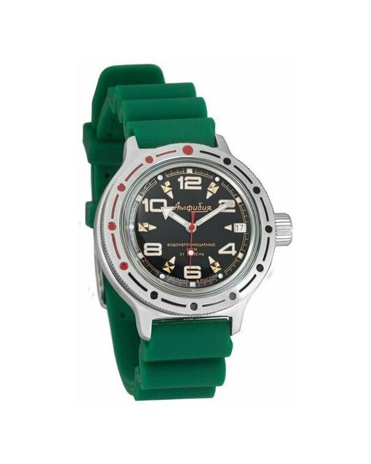 Восток наручные часы Амфибия 420335-resin-green полиуретан