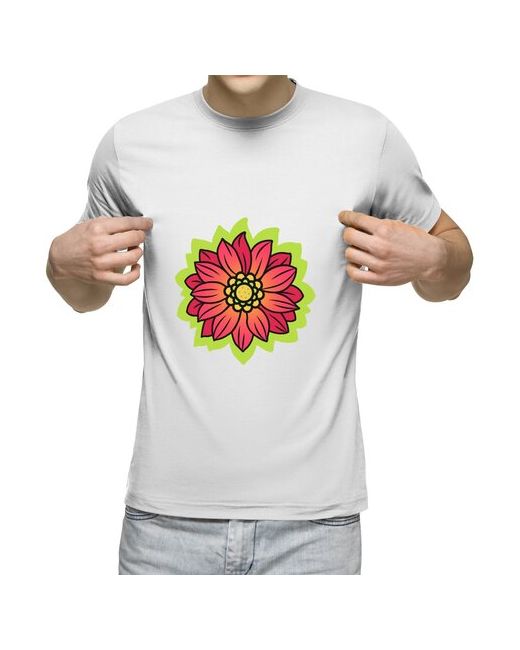 US Basic футболка Яркий цветок 2XL