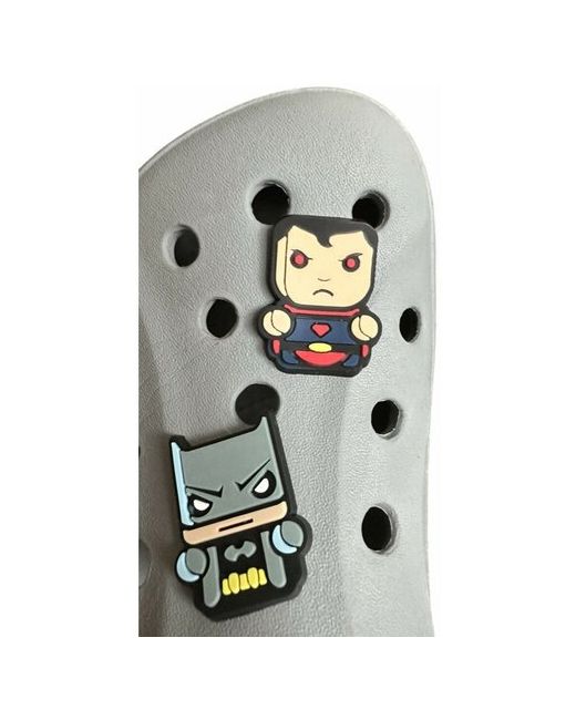 My Jibb Джиббитсы для crocs украшения обуви клипсы DC Бэтмен Супермен 2 шт