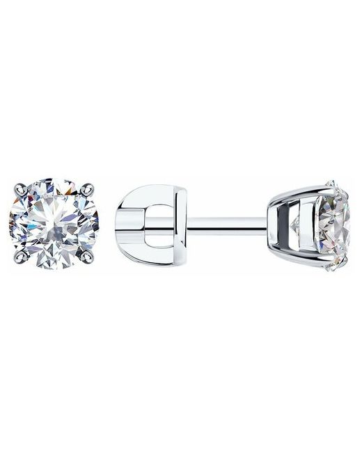 Diamant Серьги из серебра с фианитами 94-122-01550-1