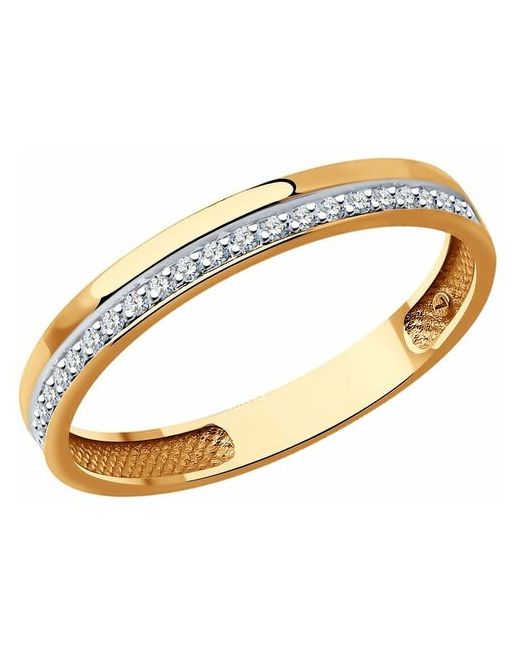 SOKOLOV Diamonds Обручальное кольцо из золота с бриллиантами 1110218 размер 15