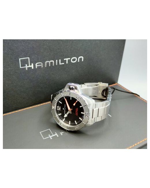 Hamilton Мужские часы для дайвинга Khaki Navy Frogman Auto H77815130