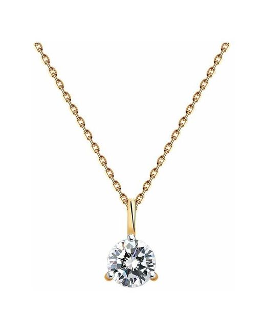 Sokolov Колье Diamonds из золота с бриллиантом 9070047-36 размер 45 см