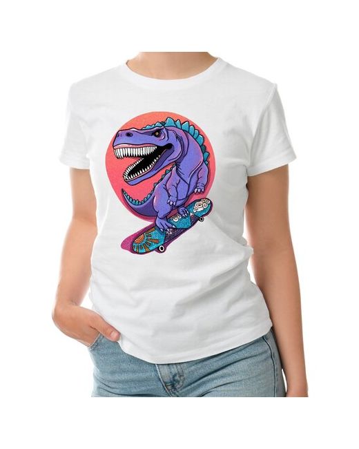 Roly футболка Динозавр скейтбордист XL темно-