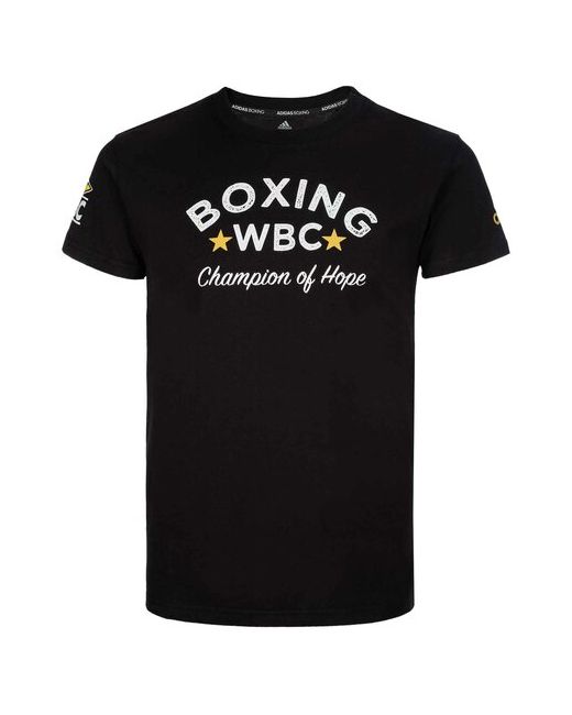 Adidas Футболка Boxing Tee WBC Champion Of Hope черная размер 2XL