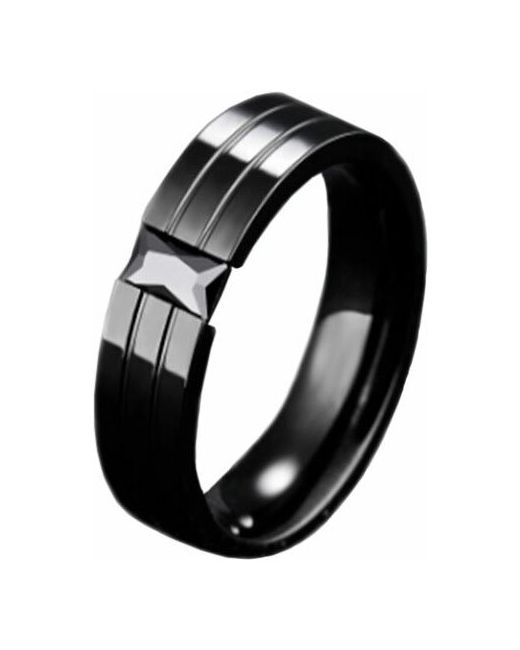 DG Jewelry стальное кольцо GSR0141 с кубическим цирконием