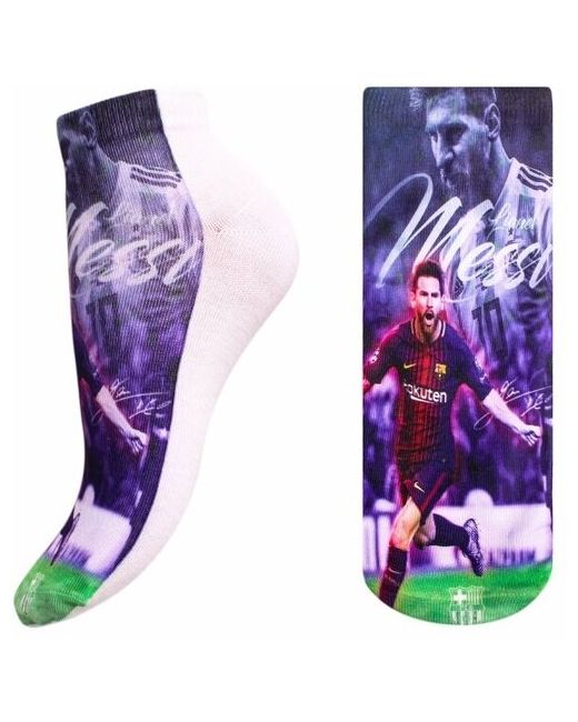Maxbs носки с принтом 3D 2 пары светлые цветные футбол