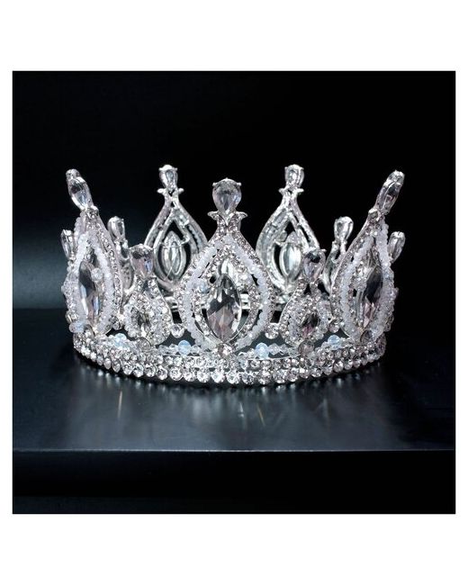 Sweet Home Диадема-корона серебро гальваника 1 шт